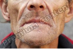 Mouth Man White Underweight Wrinkles